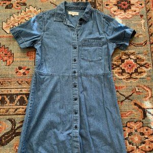 Madewell Denim Button Down Dress